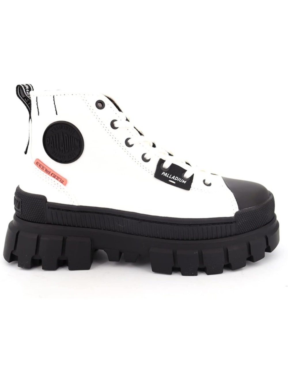 Palladium HI REVOLT White Platform Boots